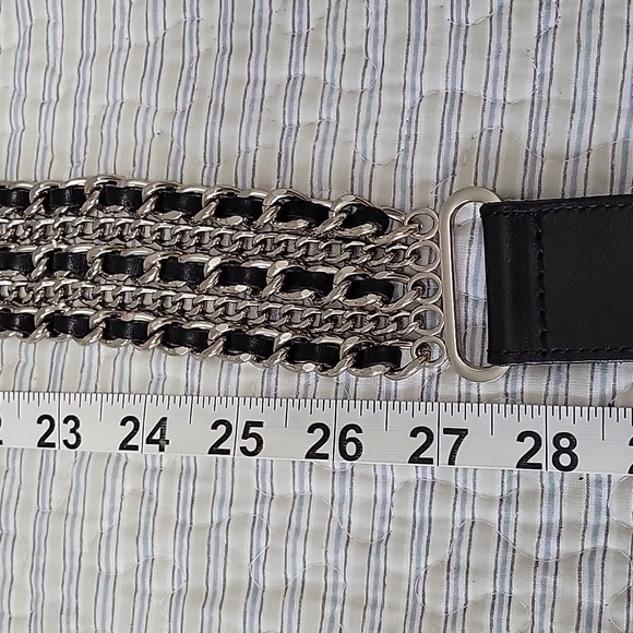 Harley Davidson Leather & Chain Belt - Picture 5 of 9